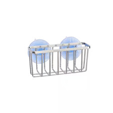 Suction Mount Chrome Sponge Holder