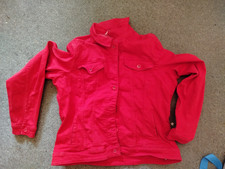 Jeansjacke rot Damen, 40/42
