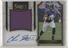 2016 Panini Select Jumbo Rookie Signature Swatches 15/99 Chris Moore Auto 9su
