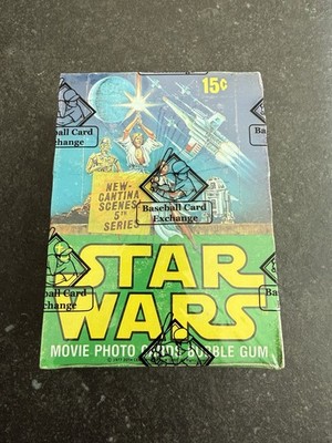 TOPPS STAR WARS S5 UNOPENED WAX BOX BBCE! TOUGH GREEN CANTINA SCENES BOX!