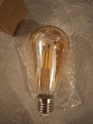 6x Glühbirne Edison E27 6W  LED Vintage