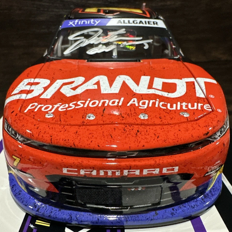 2024 Justin Allgaier Autographed Brandt Champion Phoenix Raced 1/24 Nascar - Image 3 of 4
