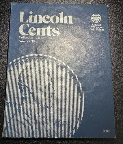1941PDS-1974PDS US LINCOLN CENT x63 Set of 90 Different w Whitman Album!