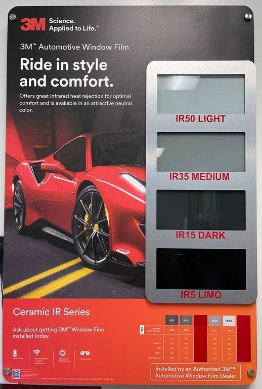 Hágalo usted mismo PreCut Premium 3M Cerámica Ventana Tinte Kit Honda Passport 00-25 Ventana Delantera Foto 4 de 4