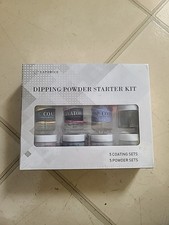 Kit de inicio de uñas en polvo de inmersión Latorice de 5 juegos de polvo 5 juegos de recubrimiento francés