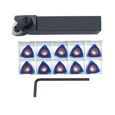 5/8" Right Cutting CNC Lathe Carbide Excircle Indexable Turning Tool Holder B...