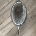 Griswold No. 16 1/2 chrome over cast iron fish pan 1015