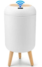 Pukomc Smart Sensor Wastebasket Hand Free Touchless 2.6 Gallon