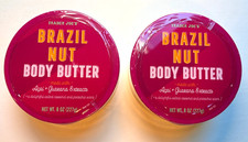 Trader Joe  s Brazil Nut Body Butter Acai  Guarana, 8 ounces 2 Pack 