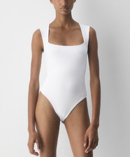 Aritzia Women s 48 Original Contour Esteem Bodysuit in White size S