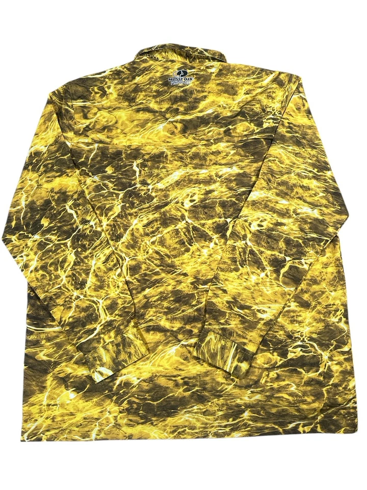 Mossy Oak Elements Fishing Shirt Men's XL Vented Roll Tab Outdoors Stretch NWOT - Image 2 of 4