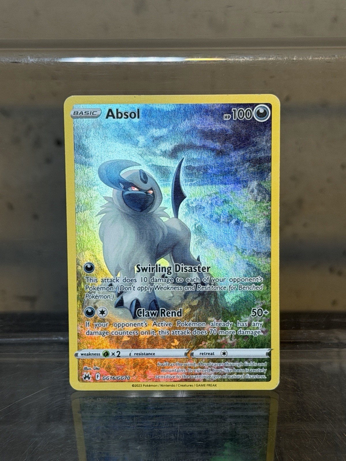 Absol GG16/GG70 Crown Zenith Galarian Gallery Holo Pokemon Card LP