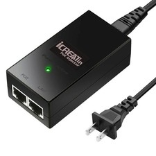 Gigabit PoE Injector Adapter, PoE 30W, IEEE PoE, 30W