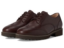 Cole Haan Women's Geneen Lace-Up Wingtip Oxfords, Madeira 11, Ch Ltr