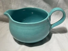 Metlox Poppytrail-COLORSTAX AQUA (TURQUOISE) 1 pt. SAUCE SERVER  $57eBay Value