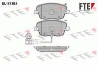 FTE Bremsbelagsatz, Scheibenbremse Vorderachse U.A. FüR Seat, Skoda, VW