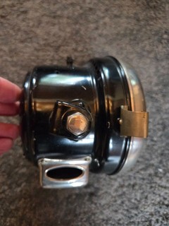 Vintage Joseph Lucas King Of The Road No.520 Acetylene Carbide Headlamp