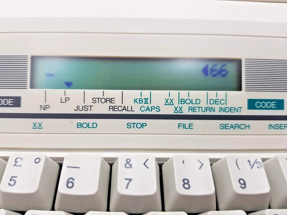 Nakajima AX-160 Electronic Typewriter Daisy Wheel (Leader MD II) Vintage Cream - Image 4 of 4