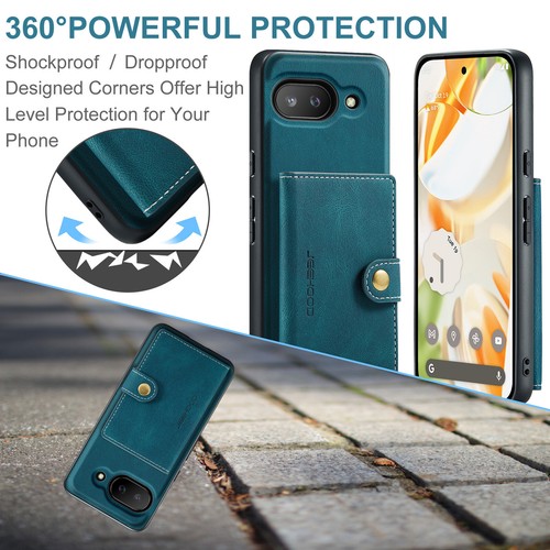 Magnetic Detachable PU Leather Kickstand Wallet Phone Case For Google Pixel 9A - Picture 35 of 42