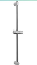 Shower Slide Bar 27 Inches Adjustable Installation Distance 15-26 Inches with...