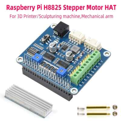 Stepper Motor HAT for Raspberry Pi HR8825 Drives Two Stepper Motors Up
