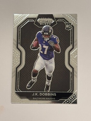 2020 Panini Chronicles - Prizm Black J.K. Dobbins #PB-6 (RC)