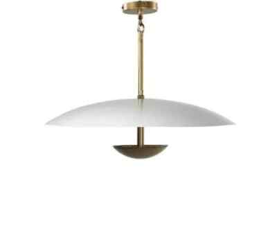 Italian Dome Shade Light Fixture Premium Disc Pendant Sputnik Chandelier Fixrure