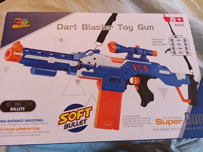 NERF ライフルセット Zetz Brands Automatic Toy Foam Blasters Kids Super Gun Soft