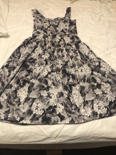 Talbots Black And White Dress | eBay