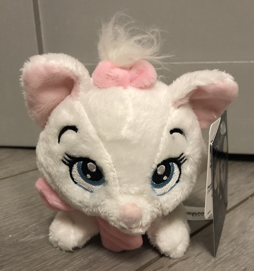 Peluche Mini Marie Naïf Disneyland Paris doudou chat blanc Aristochats