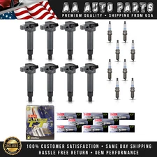 8 Ignition Coil & Denso Platinum Spark Plug for Toyota Tundra Lexus GX470 UF230