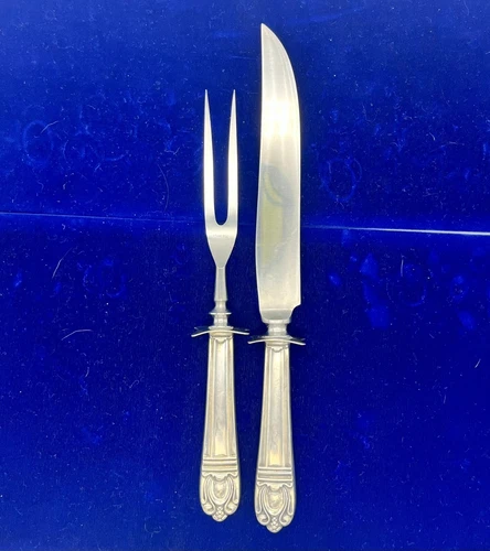 INTERNATIONAL Sterling Stainless 2pc CARVING Set Knife Fork