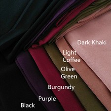 High Quality Womens Chiffon Plain Color Scarf Wrap Shalws Maxi Shayla Hijab New
