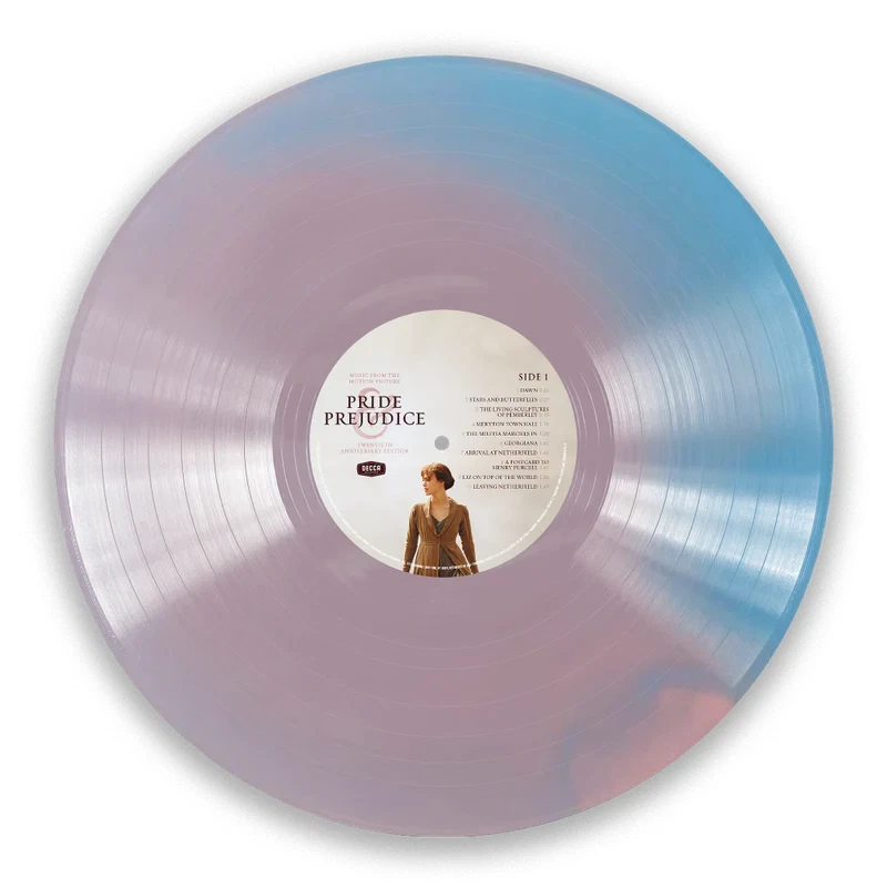 PRIDE & PREJUDICE - Vinyl LP Soundtrack (Pink & Blue Swirl) RARE *New/Sealed* - Image 3 of 4