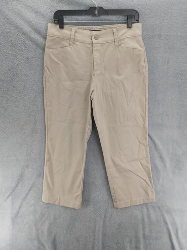 Lee Platinum Label Capri Pants Women Sz 8 Short Beige Relaxed Fit Straight  Leg | eBay