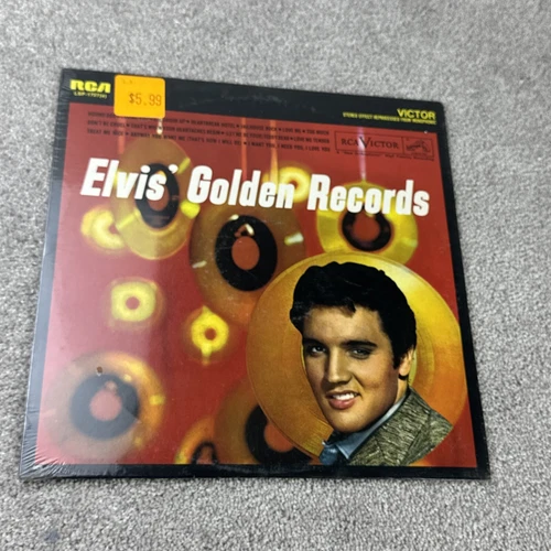 SEALED Elvis Presley ‎– Elvis' Golden Records LSP-1707(e) Stereo US Reissue