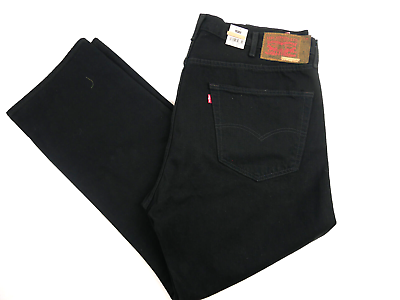 Levis 501 Original Straight Leg Black Jeans Mens Size 34 X 29 for sale  online