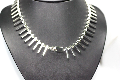 STERLING SILVER RAYS OF THE SUN NECKLACE - Picture 2 of 2