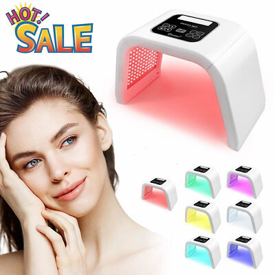 7 Farben LED Licht Therapie Gesichtsmaske PDT Photon Therapie Hautpflege Lampe 