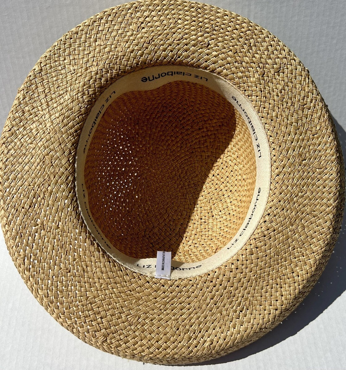 liz claiborne Natural-straw one Size Summer Hat | eBay display picture 2
