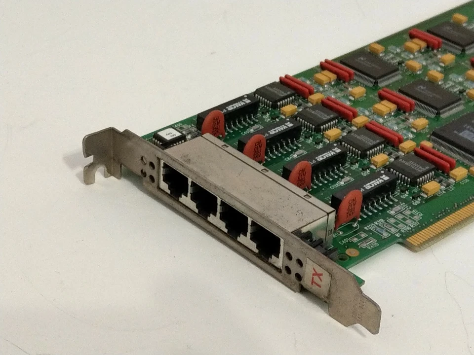 Cogent EM440 TX PCI 4-Port Quad-Netzwerkkarte Ethernet-Card Rare Vintage Classic - Bild 2 von 4