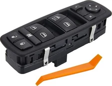 Power Window Switch.8 + 13 Metal Pins.Fits for 2011-2016 Dodge Journey Green 
