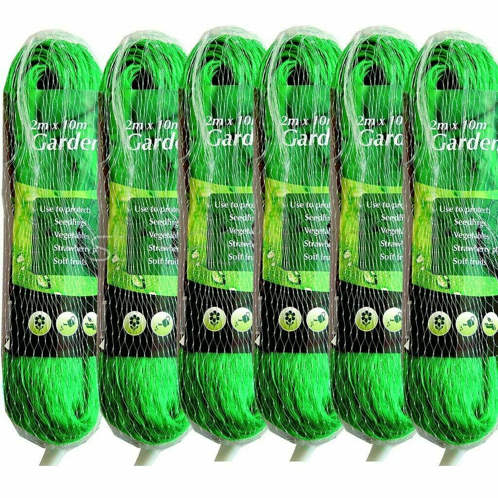 6 X Garden Netting Net Protection Anti Bird Veg Fruit Plant Pond Water 2 X 10M - Image 6