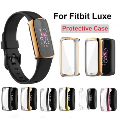 Screen Protector Case For Fitbit Luxe All-round Ultra Slim Soft TPU Watch Cover