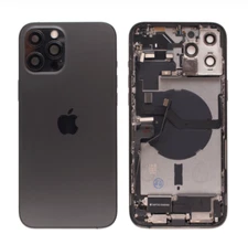 iPhone 12 Pro Max Housing Back Replacement Graphite With Small Parts Grade AB