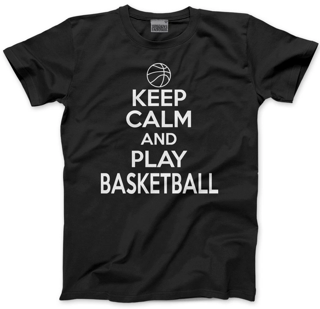 Keep Calm and Play Basketball Player Fan Gift Mens Unisex T