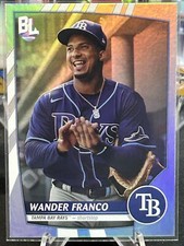 2023 Topps Big League Wander Franco Silver Holo Foil Tampa Bay Rays