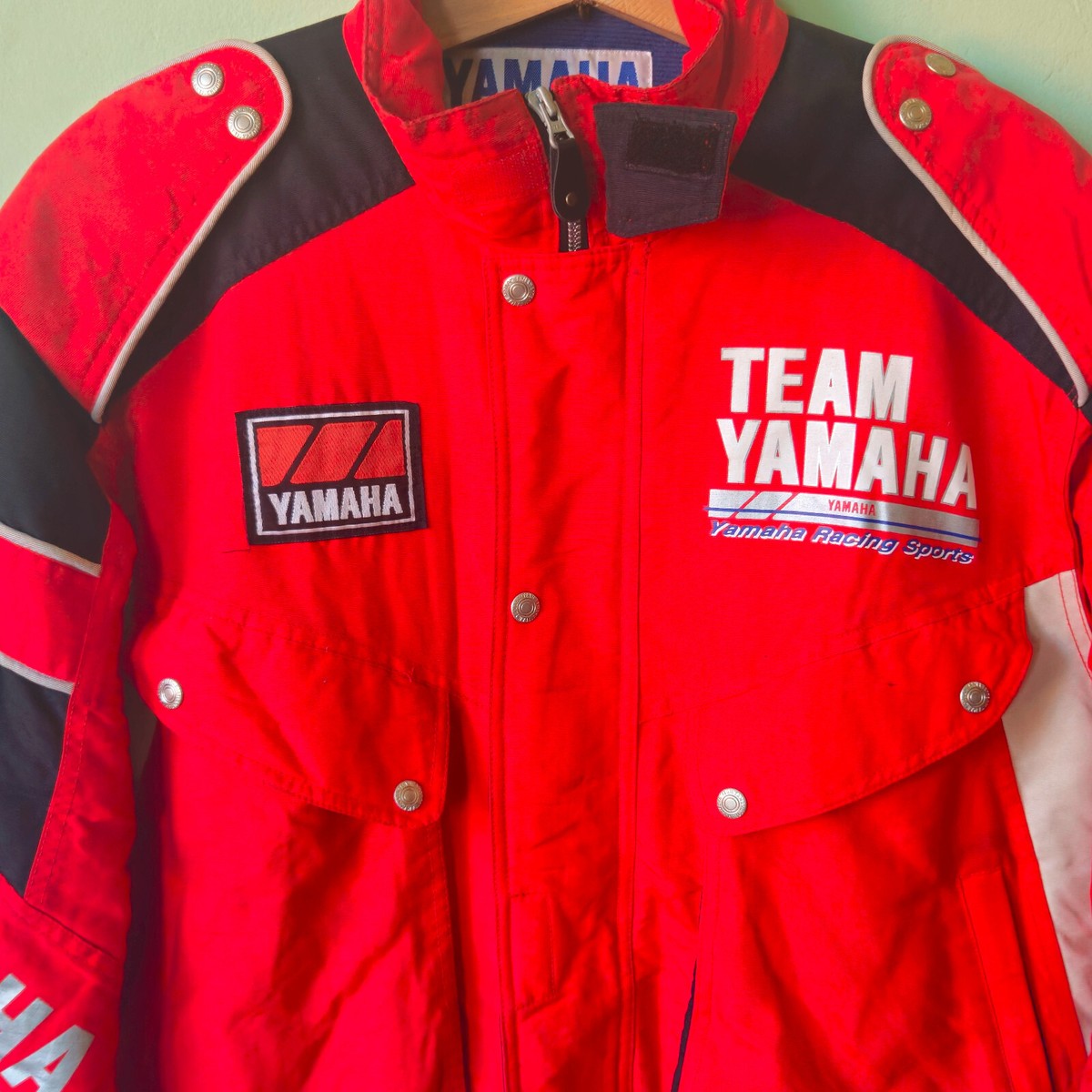 Yamaha Team Racing jacket sports Riding Wear bomber Sz Men's