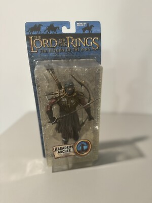 NIB Mint Lord of the Rings Return of the King Haradrim Archer Action Figure