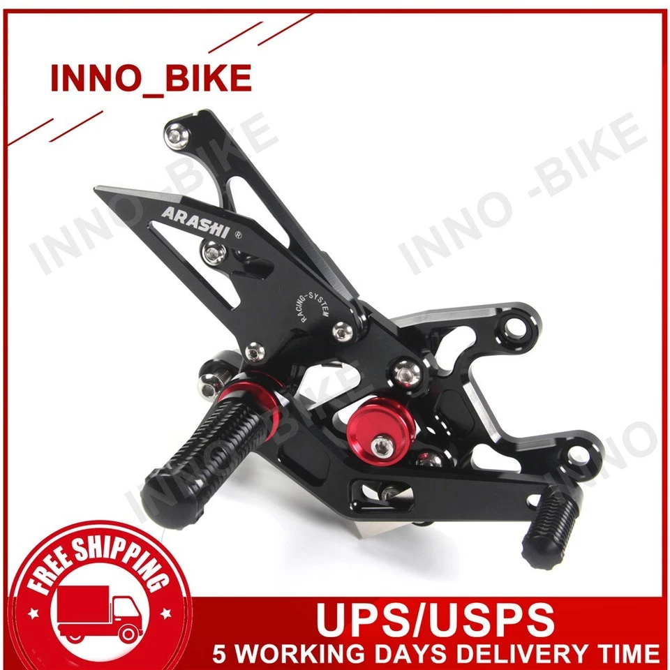 Para Honda CBR1000RR 2008-2011 reposapiés reposapiés CBR 1000 RR 2009 2010 Foto 3 de 4